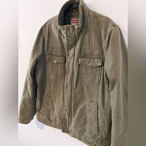 Men’s XL LEVI’S Two-Pocket Military Jacket with Polytwill Lining